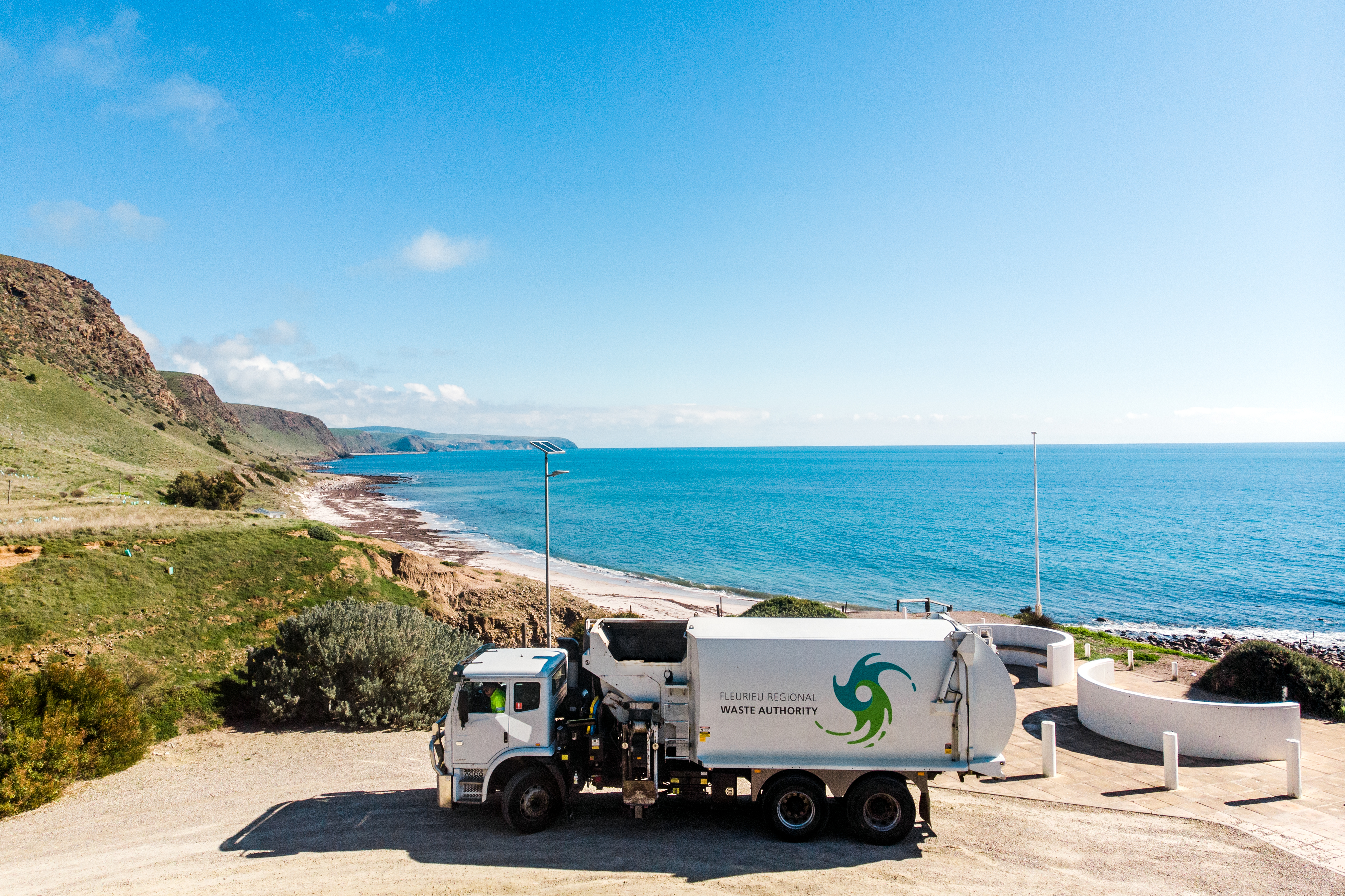 The Fleurieu Regional Waste Authority Waste Management Truck