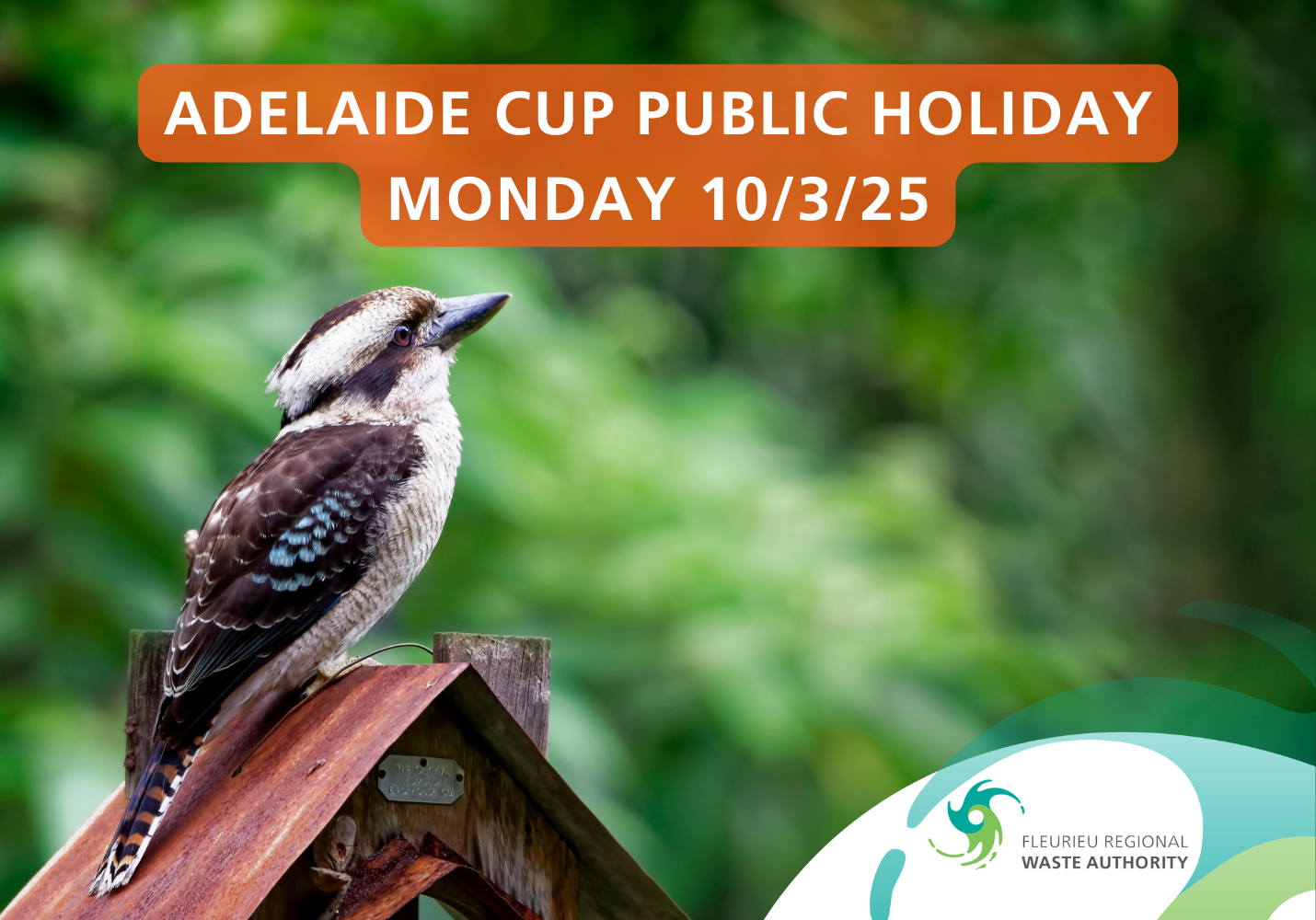 Adelaide Cup public holiday 2025 Waste Depot hours and kerbside collections