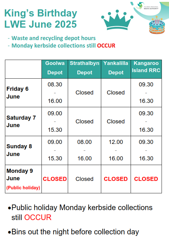 June LWE 25 depot hours