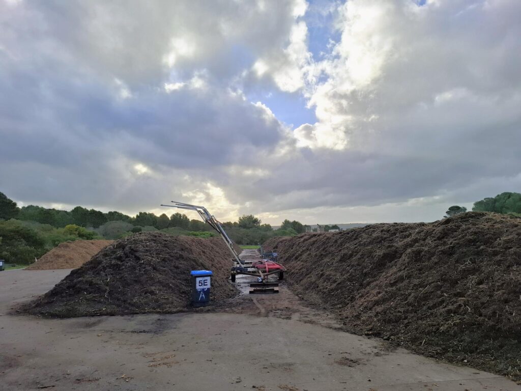 Mulch windrow